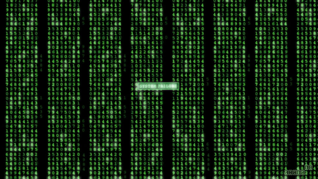 Neon Matrix: The Path to Success Through Zero One Wallpaper