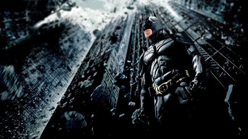 Guardian of Gotham: The Dark Knight Rises to Protect Justice Wallpaper