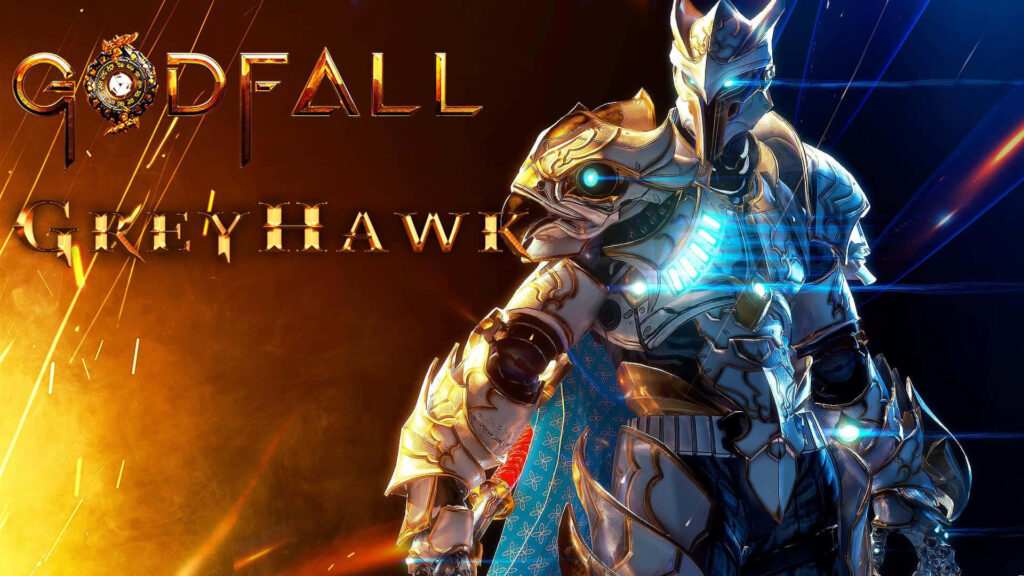 Heroic Awakening in Godfall's Breathtaking 1920x1080 Display Wallpaper