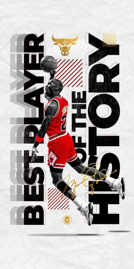 Basketball Maestro: Michael Jordan's Monumental Impact Captured in a Legendary Game Moment Wallpaper
