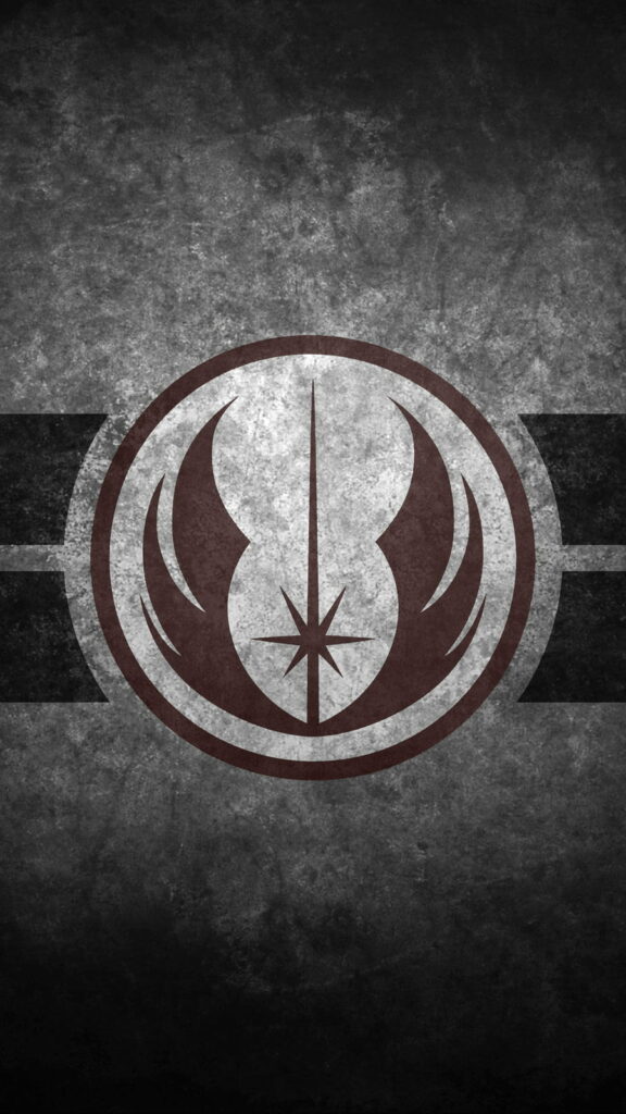 The Legendary Jedi Insignia: A Lasting Star Wars Symbol as an HD Phone Wallpaper Background