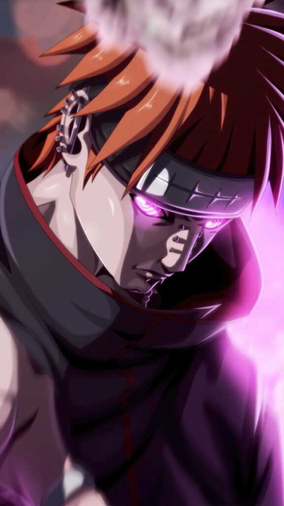 Naruto: Unleashing the Power of Pain - Exquisite HD Phone Wallpaper featuring Akatsuki