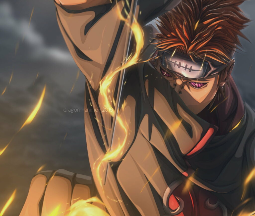 Rinnegan Unleashed: Akatsuki's Vengeance in Naruto's World - An Epic HD Wallpaper Tribute