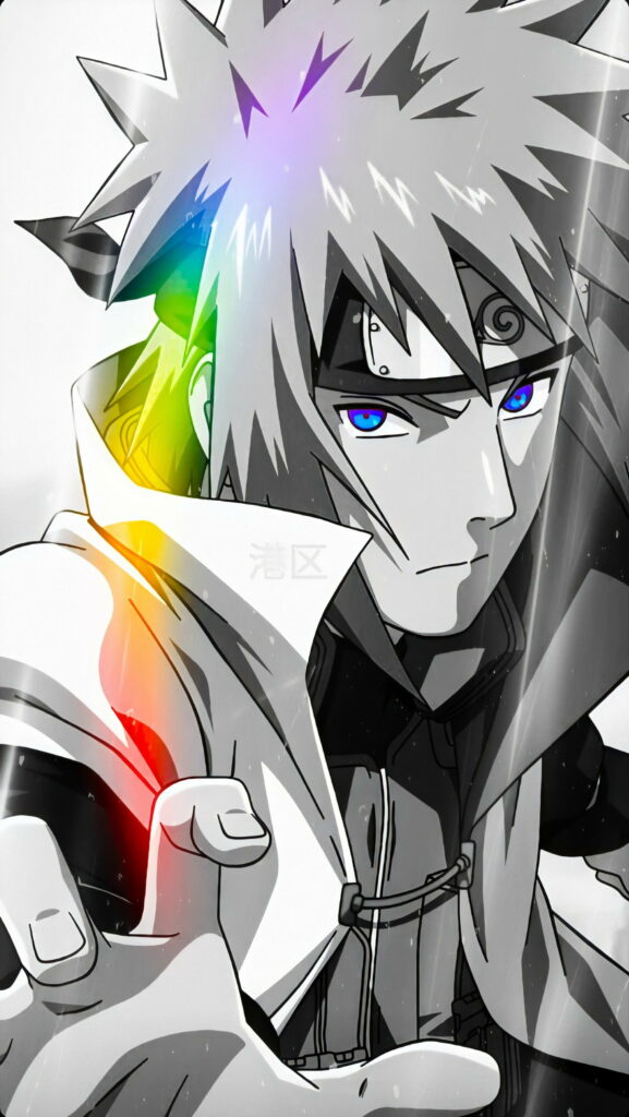 The Legendary Hokage: Minato Namikaze - Stunning HD Anime Phone Wallpaper