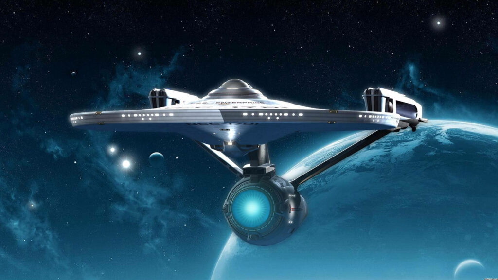 Star Trek: Exploring the Cosmos with the U.S.S. Enterprise Wallpaper