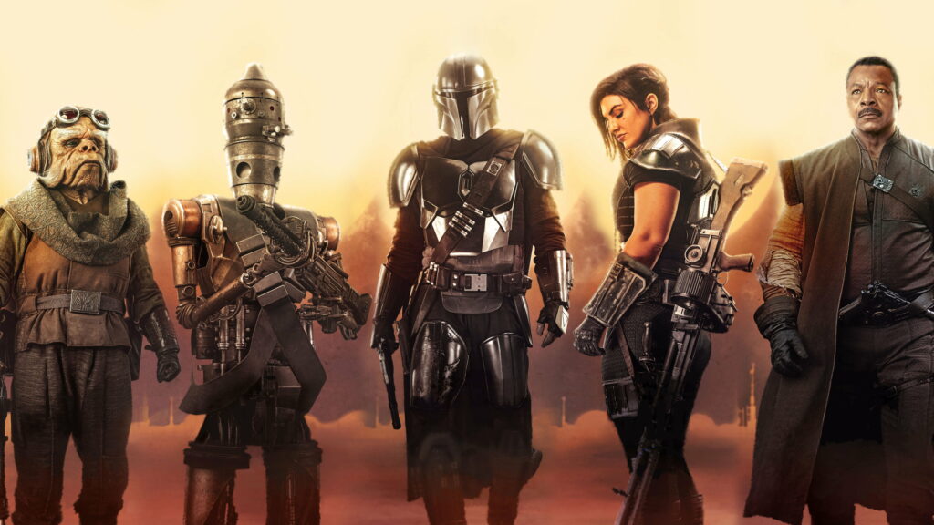 The Mandalorian 2: A Stunning 8K Wallpaper Showcase of the Cast Posters