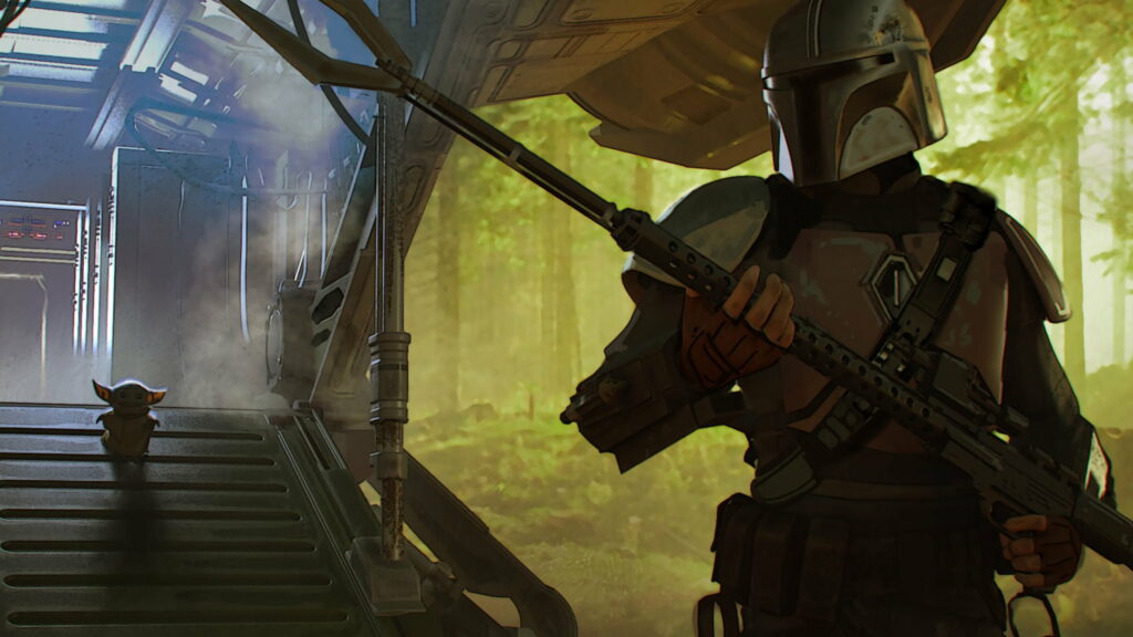 The Exquisite Mandalorian Journey: A Captivating 4K Wallpaper Adventure