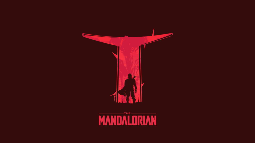 Scenic Serenity: The Mandalorian's Minimalist Universe in 4K Wallpaper