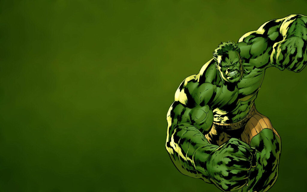 The Mighty Hulk in Sun-kissed Shorts: A Vibrant Wallpaper Delight