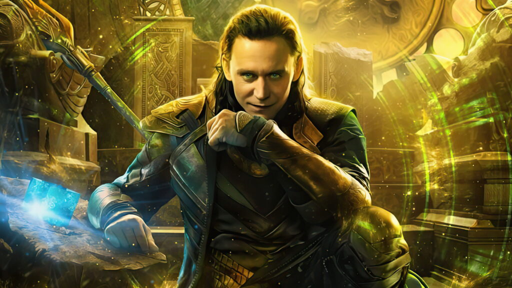 Master of Chaos: Loki Unleashed in Vivid 4K Glory Wallpaper