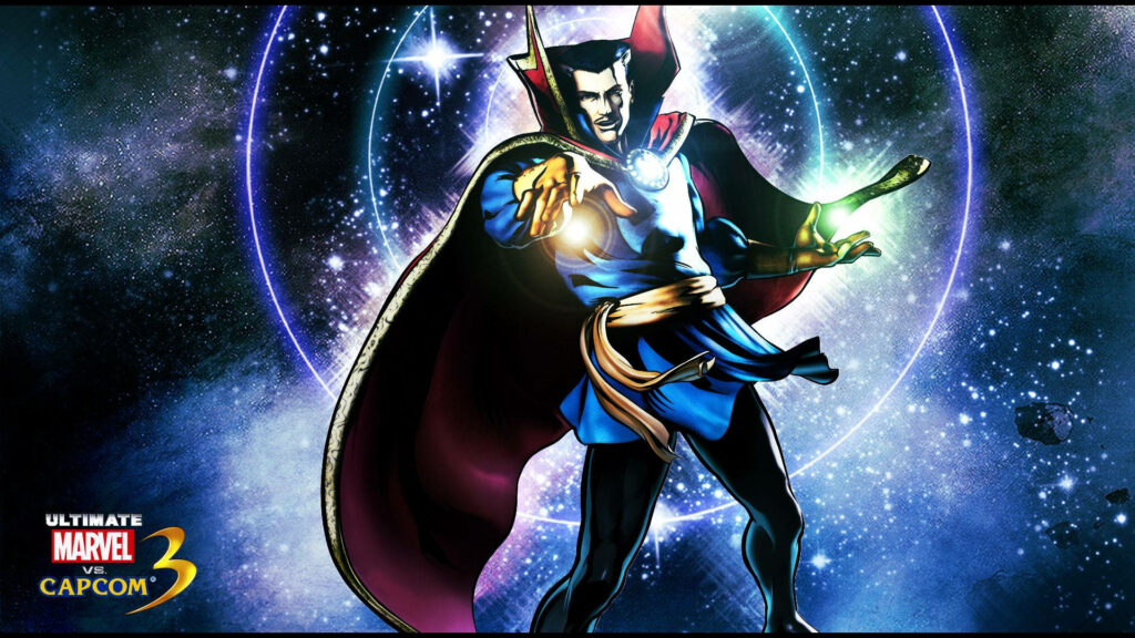 Unveiling the Mystical Power: Dr Strange Graces Ultimate Marvel Vs. Capcom 3 Promotional Artwork Wallpaper