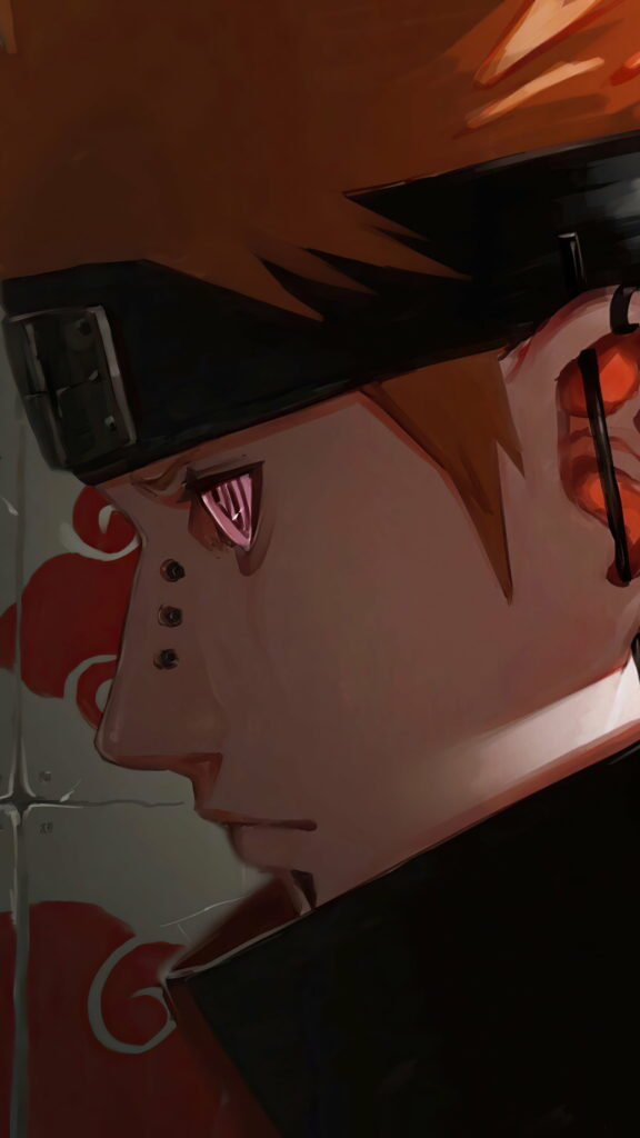 Pain's Domination: The Akatsuki's Path in Naruto Shippuden - HD Phone Wallpaper featuring Yahiko and the Rinnegan