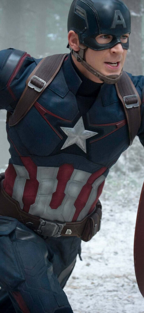 The Iconic Captain America: The Sentinel of Liberty Takes Center Stage in Stunning Backdrop Wallpaper