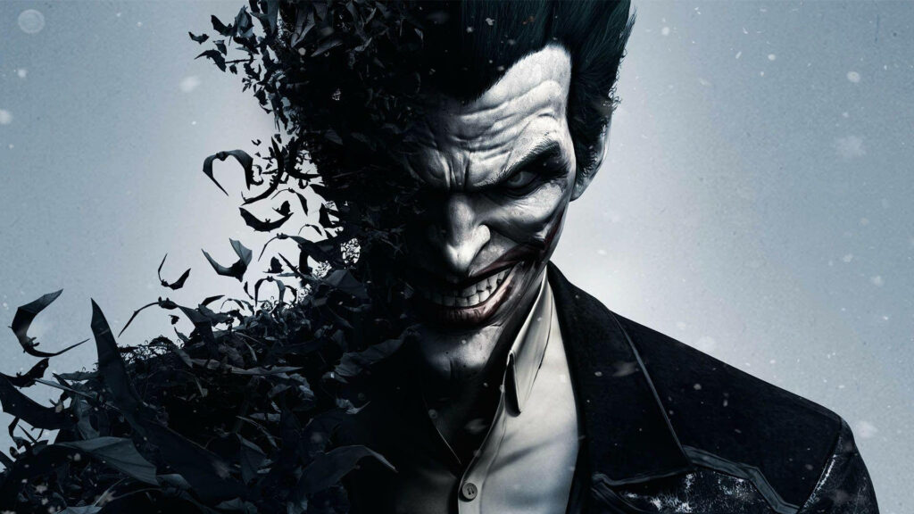 The Joker's Enigmatic Smirk: Unleashing Chaos in Full HD Wallpaper