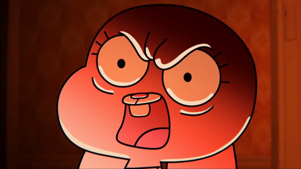 The Terrifying Transformation of Anais Watterson: A Haunting HD Wallpaper from The Amazing World of Gumball