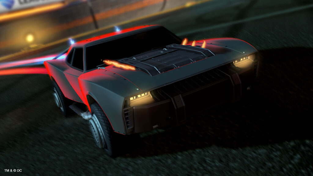 The Legendary Batmobile: A 4K Night Drive in Gotham City Wallpaper