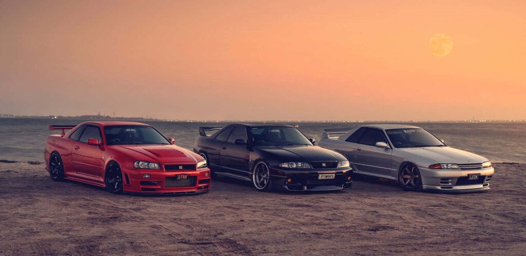 Unveiling the Majestic Powerhouse: Behold the Legendary Nissan Skyline R33 GT-R Exuding Timeless Elegance, Ready to Astound with its Stellar Performance and Captivating Design - R33 GTR Backdrop Snapshot Wallpaper