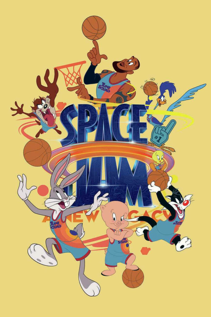 Reviving the Tune Squad: An Epic Reunion in Space Jam 2's Vibrant Setting Wallpaper