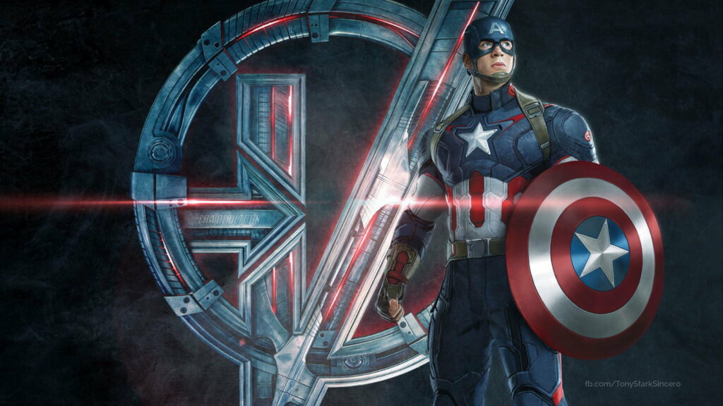 Ultimate Avengers Assemble: HD Captain America Digital Wallpaper