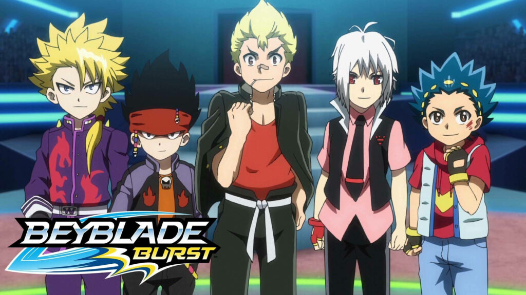 Unleashing the Beyblade Fury: Meet the Powerhouses of the Burst World! Wallpaper