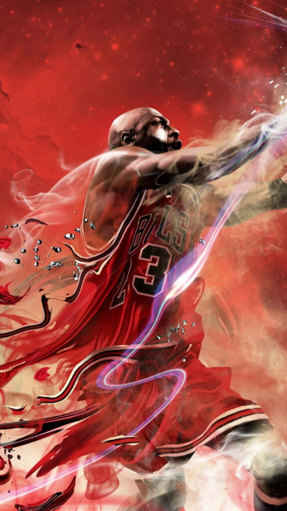 Michael Jordan Edition - Cool Red Background Wallpaper