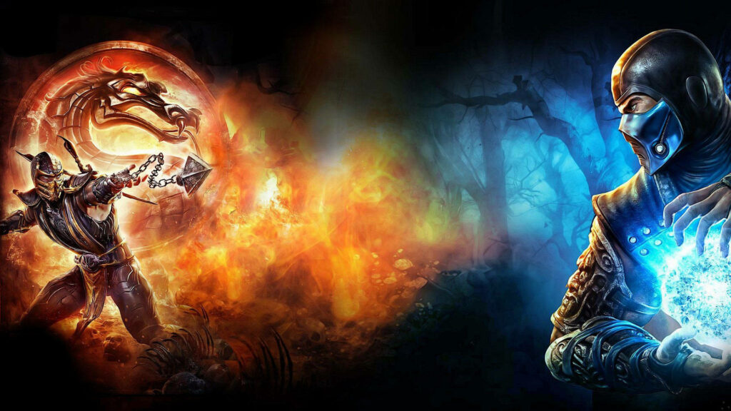Mortal Kombat's Deadly Duels: Good vs Evil in Epic Wallpaper