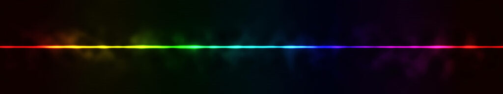 The Ultimate Productivity Setup Gradient RGB Background: Triple Monitor Bliss Wallpaper