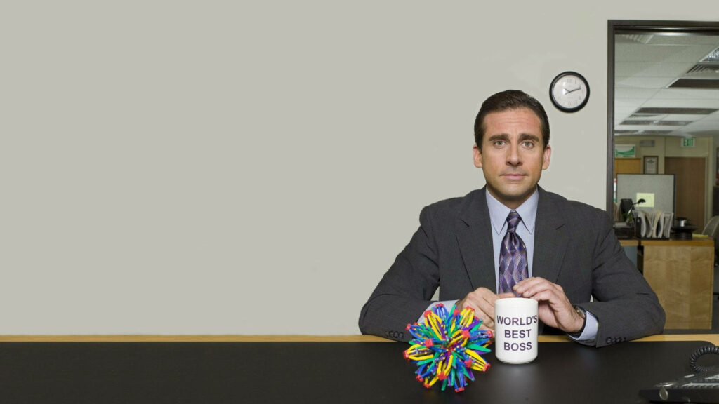 The Boss of All Bosses: Michael Scott's 'World's Best Boss' Wallpaper