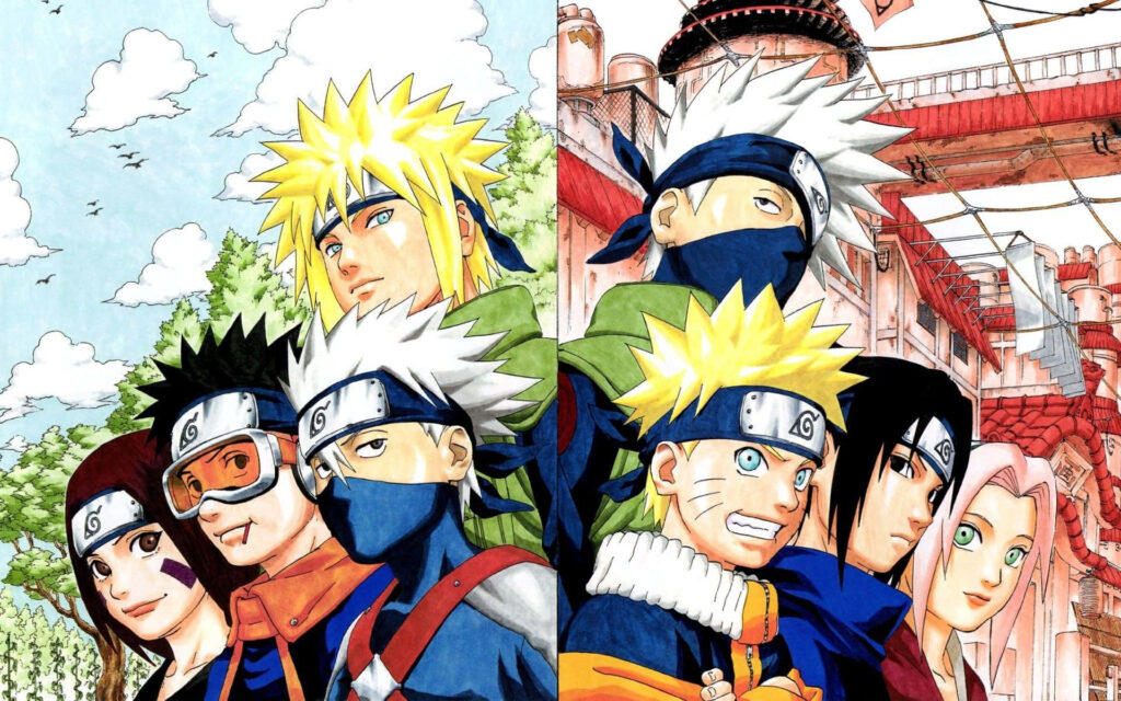 The Unbreakable Bond: Naruto Team 7 Embrace in Iconic Unity Wallpaper
