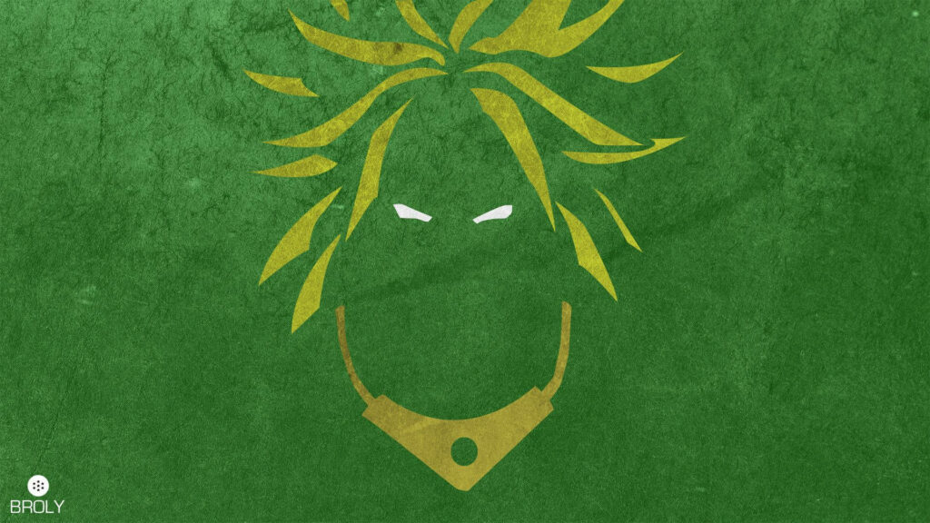 The Unyielding Power of Broly - A Legendary Super Saiyan's Might Revealed in this Wallpaper