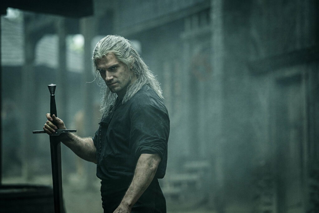 Legendary Warrior Henry Cavill as The Witcher in Mesmerizing 4K Wallpaper Background Photo