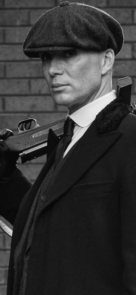 Gangster Royalty: Portrait of Thomas Shelby from Peaky Blinders - HD Phone Wallpaper