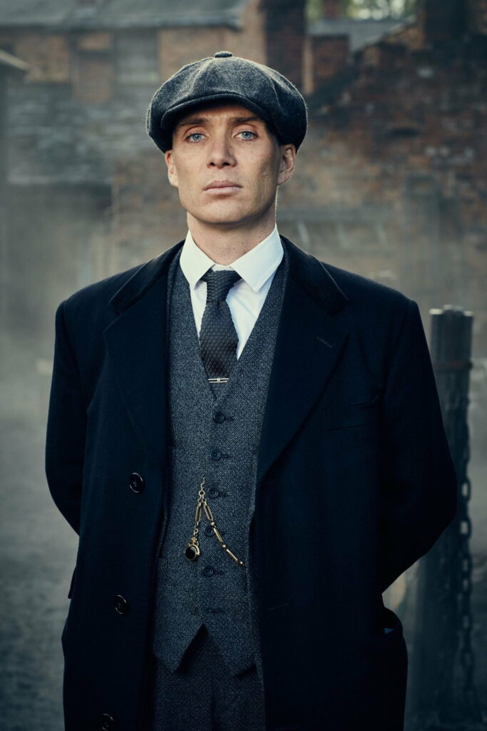 Thomas Shelby: The Notorious Gangster of Peaky Blinders Captured in an Epic Netflix Masterpiece Wallpaper