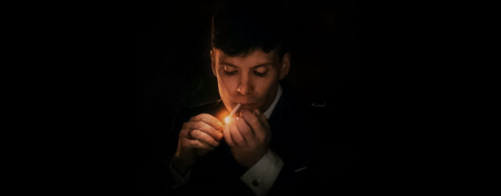 Thomas Shelby in Flash: A Stunning Wallpaper Background Photo for Peaky Blinders Fans