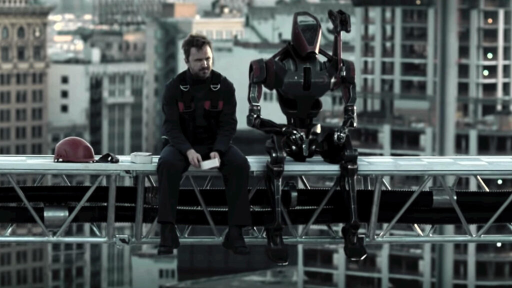 Westworld Wallpaper: Human-Robot Coexistence in an Urban Scene