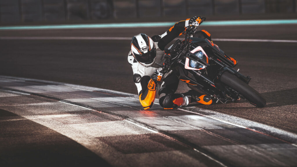 Thrill of the Ride: 4K KTM Bike Stunt Wallpaper Takes Dangerous Leap