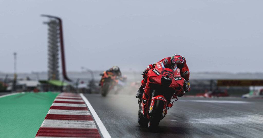 Thrilling Advanced Motorcycle Wallpaper: High-Speed Race Action