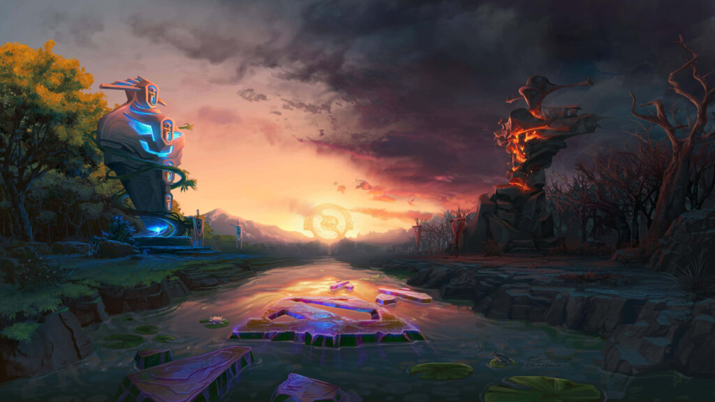 Fateful Clashes Unleashed: Embark on a Thrilling Journey into Dota 2's Fantasy Battlefield! Wallpaper