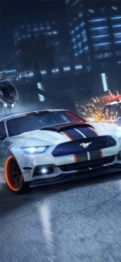 Intense Need for Speed Heat Wallpaper: Night Racing Action