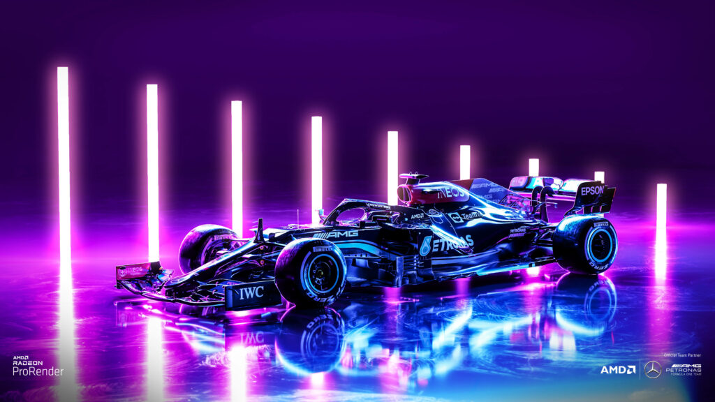 Revving up the Excitement: Thrilling F1 Racecars Ignite the Track! Wallpaper