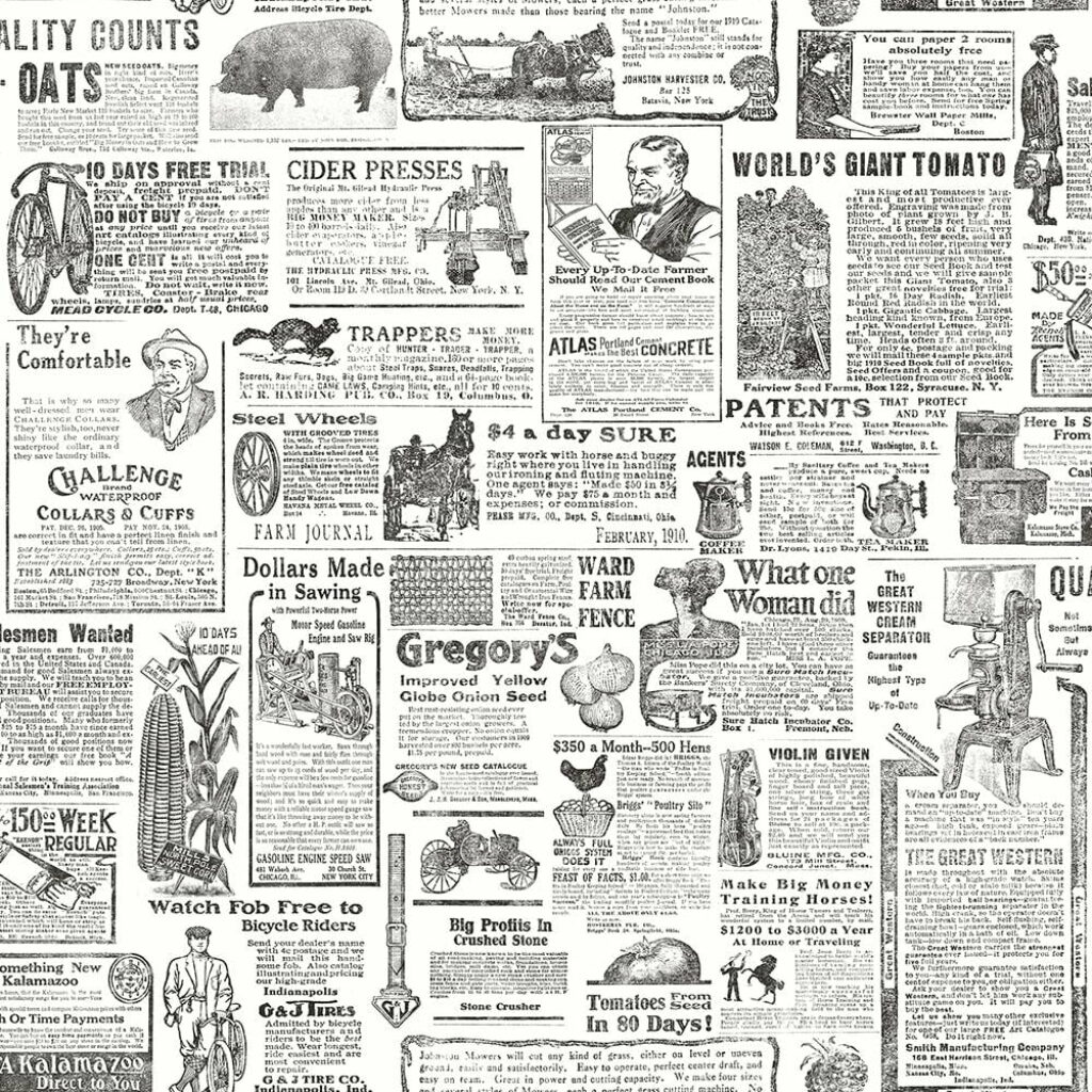 Time-Honored News: Antique Newspaper Wallpaper for your HD Phone Background