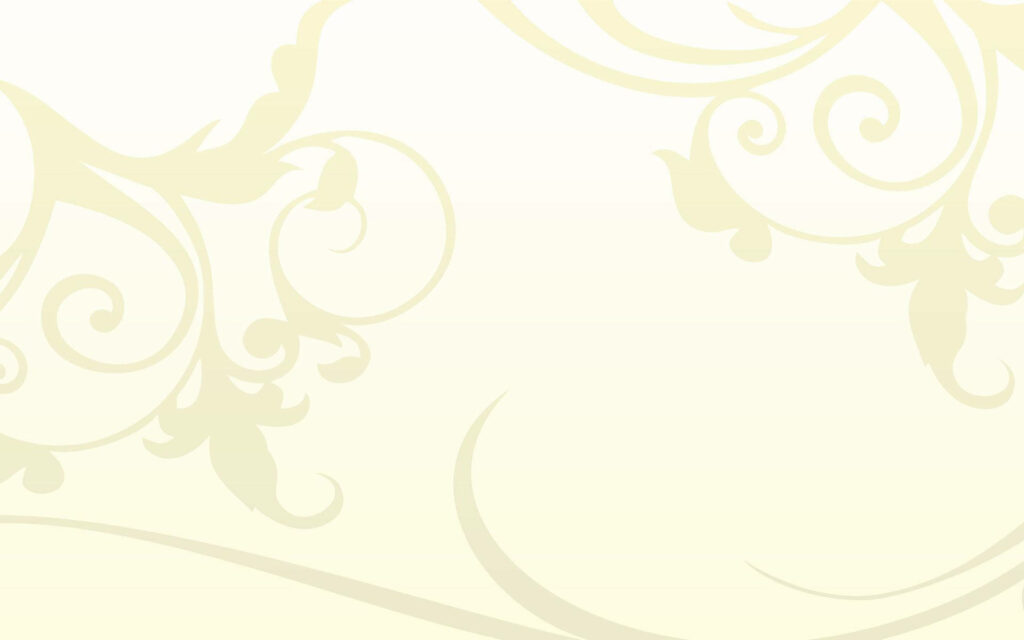 Delicate Elegance: Cream-Green Wallpaper with Classic Floral Pattern