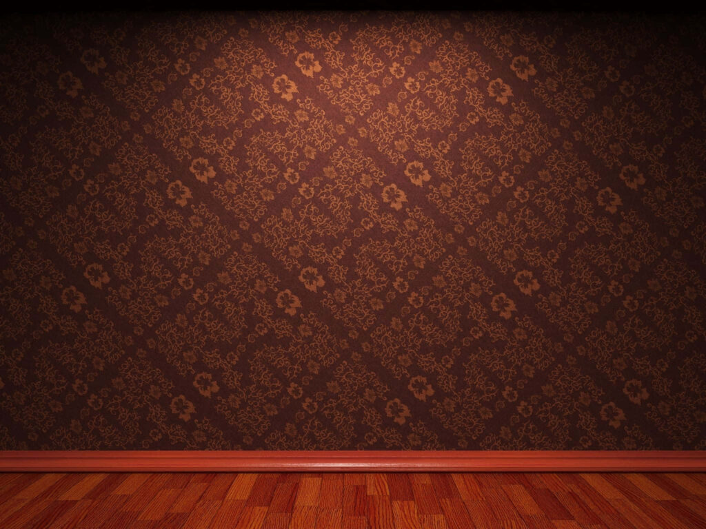 A Timeless Delight: Traditional Ornamentation Takes Center Stage Against a Crisp White Canvas Wallpaper