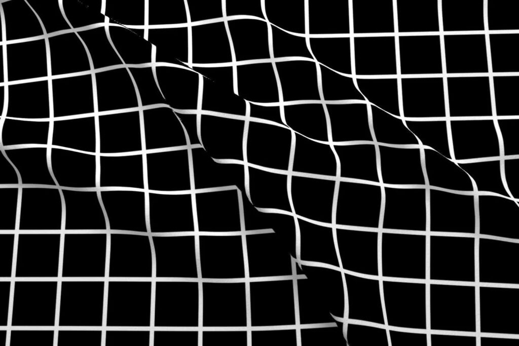 Timeless Monochrome Wallpaper: Elegant Black & White Grid Design