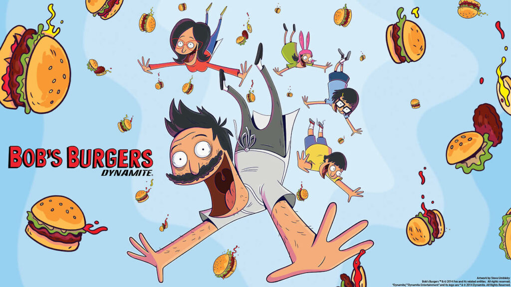 Tina Belcher and the Belchers: A Lively Family Adventure in Bob's Burgers! Wallpaper
