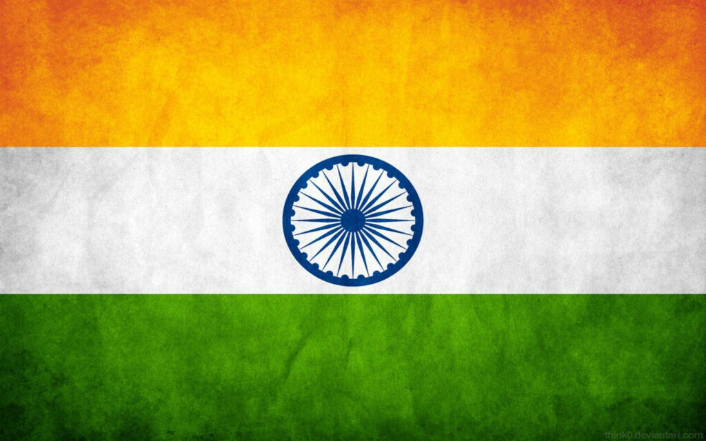 Dramatic Indian Flag HD Wallpaper