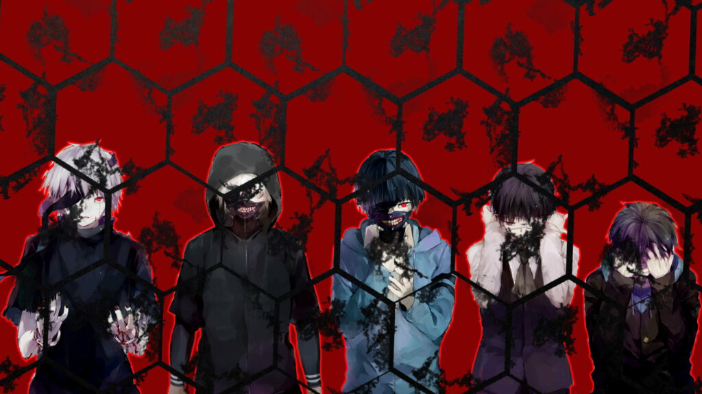 Ghoul Awakening: Captivating Tokyo Ghoul Wallpaper starring Ken Kaneki
