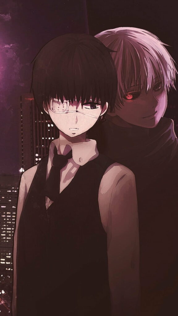 Tokyo Ghoul's Enigmatic Protagonist: Ken Kaneki, Captured in an HD Phone Wallpaper