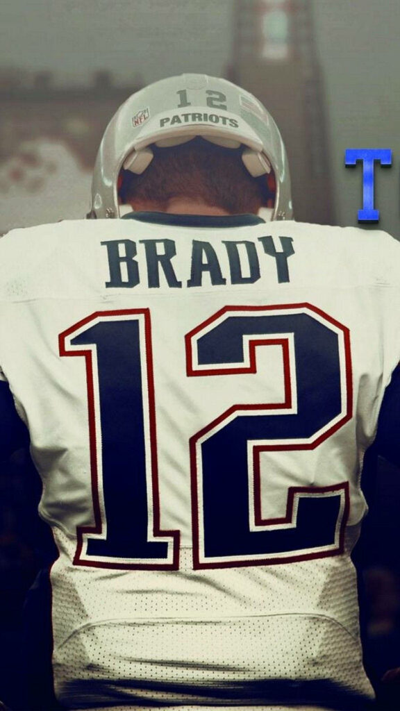 Tom Brady Patriots Jersey Wallpaper - Iconic #12 Background Image