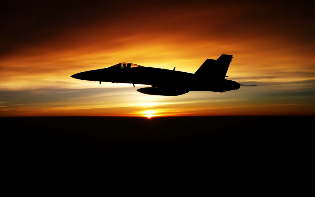 Top Gun Maverick sunset wallpaper fighter jet silhouette soaring sky Pete Mitchell theme background
